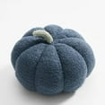 PATLOLLAV Blue Christmas Pumpkin Plush Doll,11 Inch Pumpkin Throw