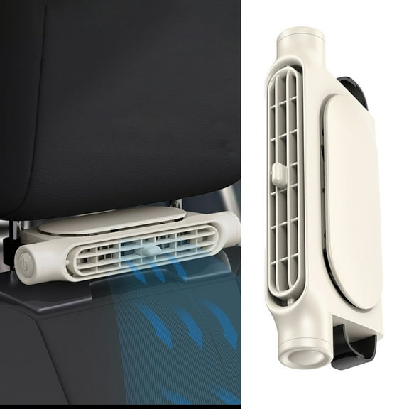 PATLOLLAV Car Fan USB Powered Car Cooling Fan for Driver and Passenger's Seat 3 Speed Seat Air Circulation for Vehicle Van Truck SUV RV