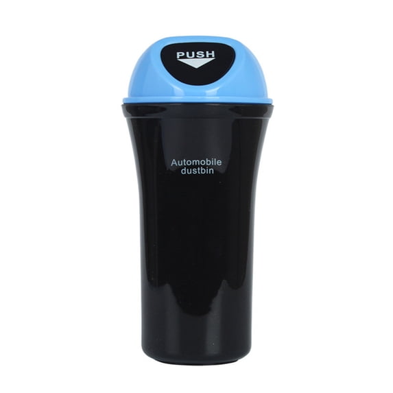 PATLOLLAV Car Trash Can with Lid Small Car Trash Bin Portable Auto Car Garbage Can Bin Trash Container Fits Cup Holder Console Door Pocket Home Office Leakproof Small Trash Cup for Car