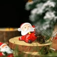 thumbnail image 1 of PATLOLLAV Christmas Miniature Santa Figurines Christmas Decorations Cute Mini Resin Figurines Small Animal Figurines Santa Claus Ornaments Xmas Tree Figurines Holiday Party Favors Decorations, 1 of 5