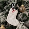 thumbnail image 1 of PATLOLLAV Christmas Stockings,Xmas Fireplace Hanging Stockings White Knit Letter Stocking Winter Dog Paw Stockings Gift Holding Bag for Home Christmas Decorations Party Favor Supplies, 1 of 2