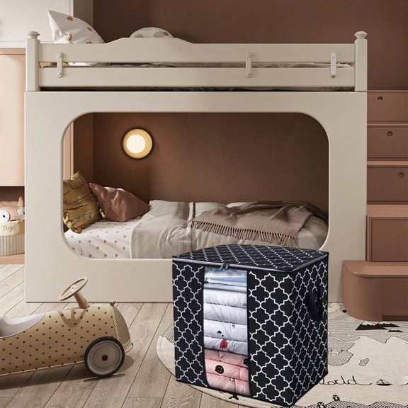 PATLOLLAV Clothes Storage Storage Containers Foldable Blanket Storage Bags for Organizing Clothing Bedroom Comforter Closet Dorm Sweater Quilts Organizer