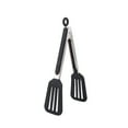thumbnail image 1 of PATLOLLAV Cooking Tongs 10 inches Stainless Steel Kitchen Silicone Serving Tongs Heat Resistant Meat Turner Spatula Tongs Fish Tongs with Locking Handle Joint, 1 of 3