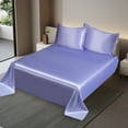 thumbnail image 1 of PATLOLLAV Cooling Sheets Set of 3, Includes 1 Flat Sheet and 2 Pillowcases, Silky Soft Winkle Resistant Machine Washable Bed Sheets Set for Hot Sleepers and Night Sweats, King Size, 1 of 4