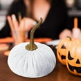thumbnail image 1 of PATLOLLAV Creative Fall Velvet Pumkins Decor,2.8Inch Mini Rustic Faux Velvet Pumpkins with Real Stems Fabric Pumpkins Foam Pumpkins for Fall Decorations Wedding Harvest Thanksgiving Decor, 1 of 5