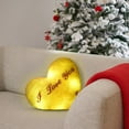 thumbnail image 1 of PATLOLLAV Creative Heart Shape Glowing LED Night Light Plush Pillows ,Valentine's Day Pillow I Love You,Soft Stuffed Toys Ideal Valentines Gifts for Girlfriend or Boyfriend, 1 of 4