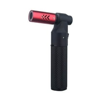 PATLOLLAV Direct Spray Gun Lighter,Butane Torch Lighter,Jet Flame Refillable Portable Butane Torch Adjustable Mini Blow Torch for Camping Grill Culinary Cooking BBQ (Fuel Not Included)