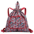 thumbnail image 1 of PATLOLLAV Drawstring Bags Backpack Bag, Spring Printed Fashion All-in-one Bag Elegant Painting Sport Gym Sack Drawstring Bag String Bag Yoga Bag Outdoor Beach Travel Bag for Men Women, 1 of 1