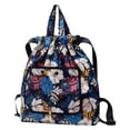 thumbnail image 1 of PATLOLLAV Drawstring Bags Backpack Bag, Spring Printed Fashion All-in-one Bag Elegant Painting Sport Gym Sack Drawstring Bag String Bag Yoga Bag Outdoor Beach Travel Bag for Men Women, 1 of 1