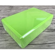 PATLOLLAV EVA Yoga Bricks,Stretching Exercise Foam Blocks, Yoga, Pilates Equipment for Home Workouts, Fitness Accessories for Home Gym, Slip-Resistant, EVA Foam Block，Green