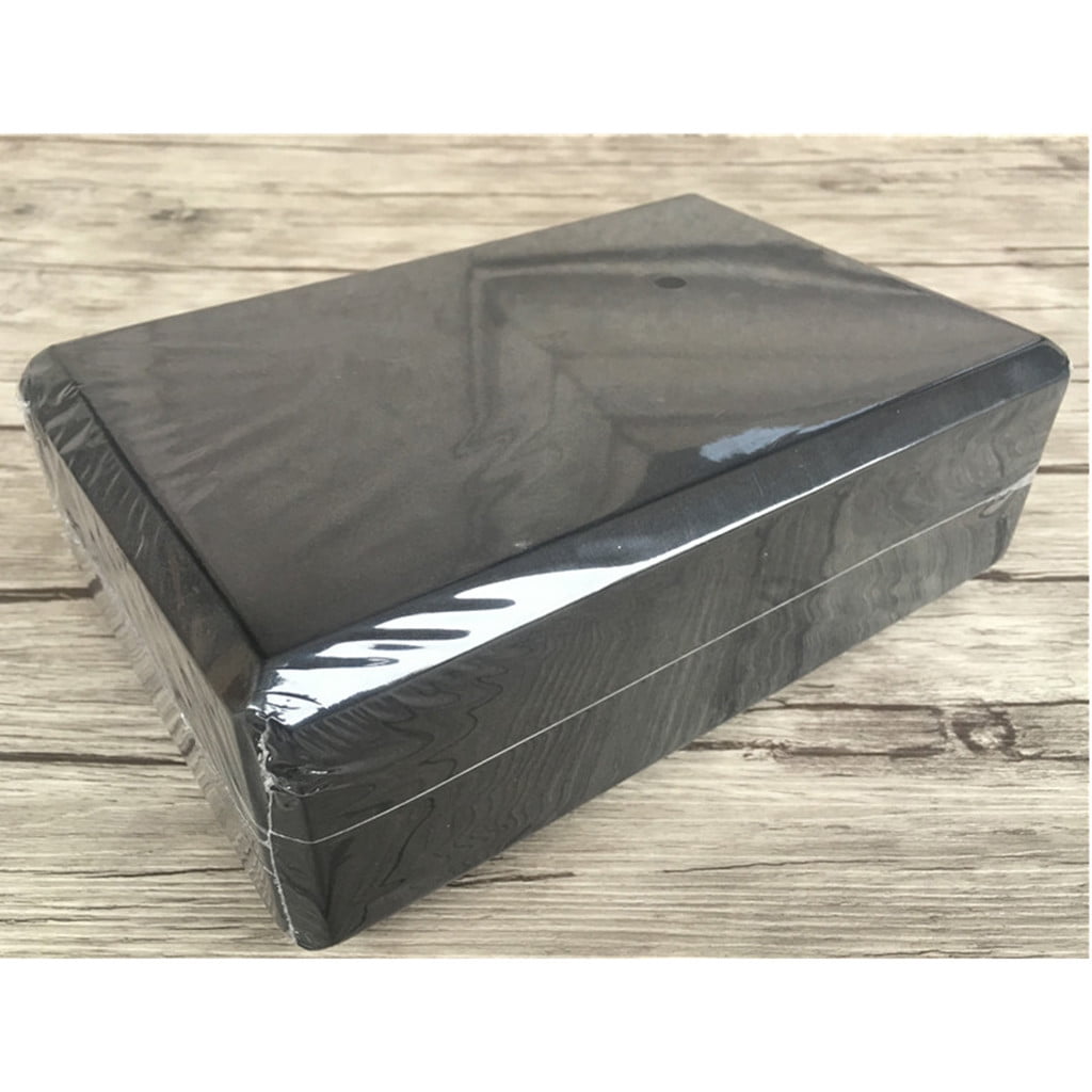 PATLOLLAV EVA Yoga Bricks,Stretching Exercise Foam Blocks, Yoga, Pilates Equipment for Home Workouts, Fitness Accessories for Home Gym, Slip-Resistant, EVA Foam BlockBlack