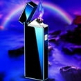 thumbnail image 1 of PATLOLLAV Electric Lighter, USB Rechargeable Lighter, Plasma Dual Arc Lighter, Windproof Flameless Lighter, Pocket Metal Lighter with LED Battery Indication for Candles, Incense, Camping, 1 of 5