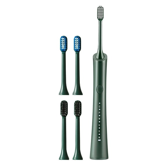 PATLOLLAV Electric Toothbrush for Adults ,Ultrasonic Electric Toothbrushes with 5 Brush Heads,32,000 Times per Minute,Accepted Power Rechargeable Toothbrush with 5 Modes