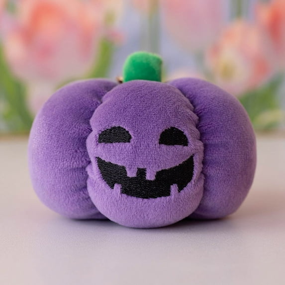 PATLOLLAV Fall Pumpkin Plush Pendent,Halloween Gift Night Light Pumpkin with Laugh Face Plush Toy Funny Keychain Female Exquisite Backpack Pendant Car Key Pendant,Halloween Clearance
