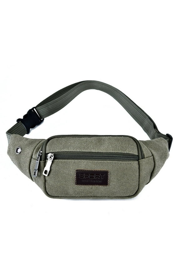 Fanny Pack for Men Women, Waist Bag Pack with Adjustable Strap, Lightweight Belt Bag for Travel Sports Hiking Lumbar Backpack for Fishing Hunting Running Sports