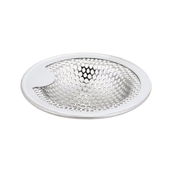 PATLOLLAV Fine-Mesh Stainless Steel Sink Strainer– Kitchen & Bathroom Drain Protector with Anti-Clogging Beveled Edges