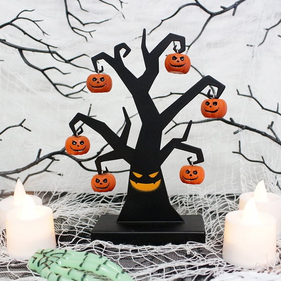 PATLOLLAV Halloween Candle Holder,Cute White Ghost Spooky Three Tealight Stand Metal Candlestick Decoration for Table Centerpiece Desktop,Best Gift for Halloween Party