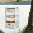 thumbnail image 1 of PATLOLLAV Hanging Packing Cubes Portable Closet Shelves Travel Garment Organizer For Luggage Suitcase With Breathable Perforated Material, 1 of 6