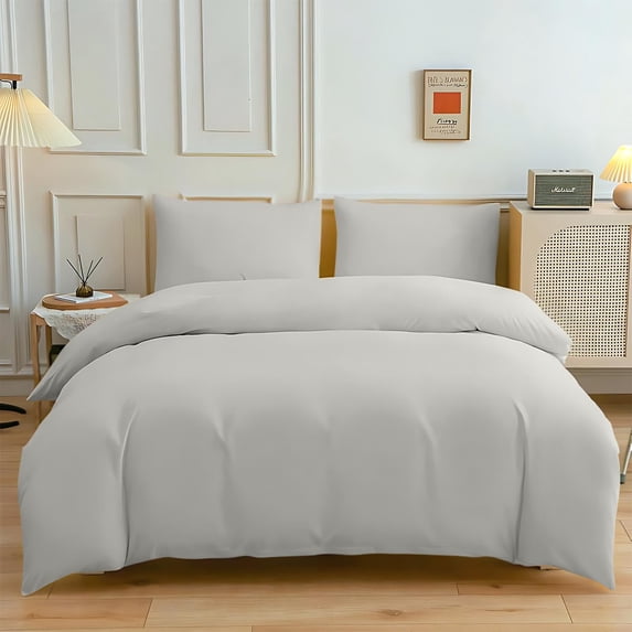 PATLOLLAV INS Style Solid Color Double Washed Cotton Bedding 4 Pieces Set Student Dormitory Bed Duvet Set Bed Suit,Bed Sheets