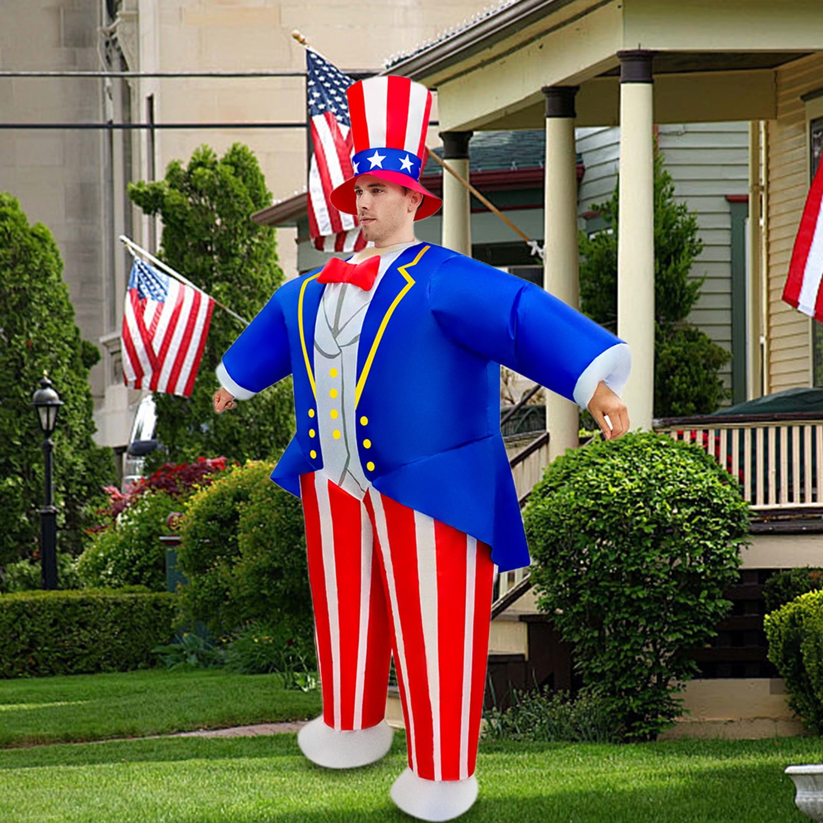 PATLOLLAV Inflatable Costume ,Patriotic Independence Day 4th of July ...