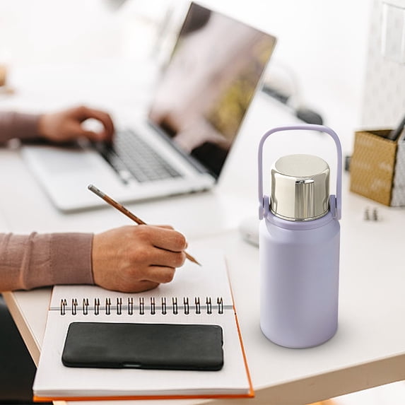 PATLOLLAV Insulated Water Bottles Large Capacity 316 Stainless Steel Bottles with Handle, Portable Thermos for Hot & Cold Liquid(1000ml)