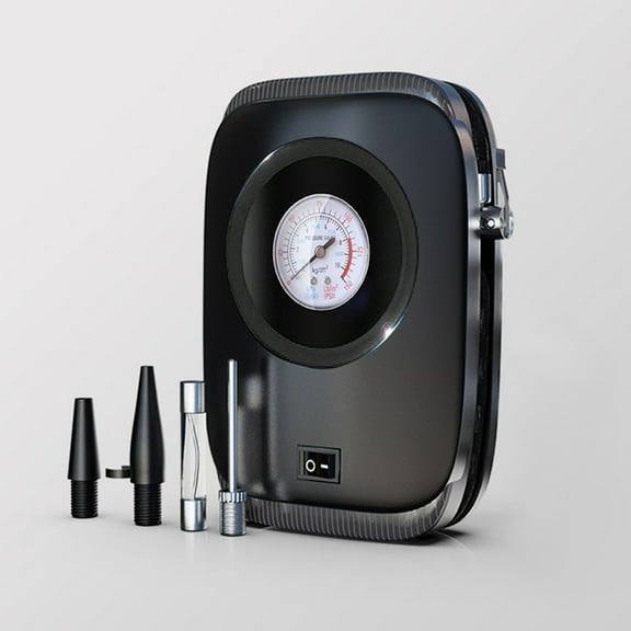 PATLOLLAV Intelligent Digital Tire Inflator, 12 Volt 25 Cylinder Powerful Power Car Portable Air Compressor Pump Car Air Compressor for Car Motorcycles Bicycles with Gift,Pointer Type