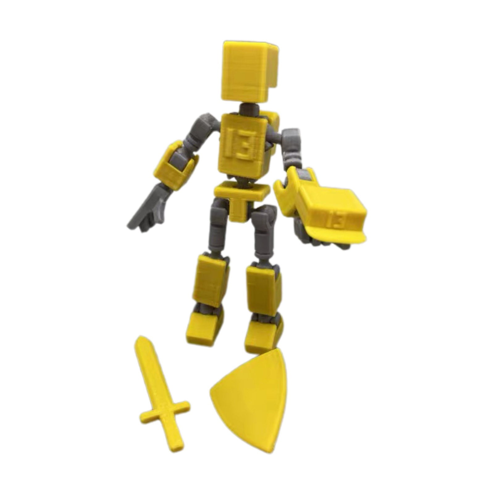 PATLOLLAV Joint Action Figure Toy,Mini T13 Action Figure 3D Printed