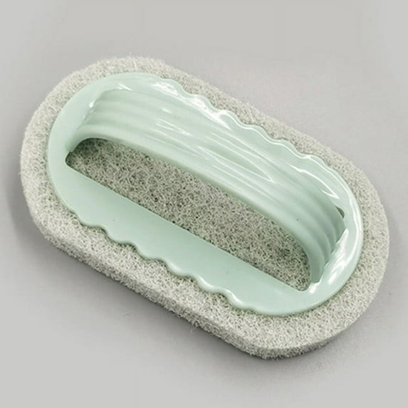 PATLOLLAV Kitchen Sponge Cleaning Sponge with Plastic Handle,All Purpose Brush Scrubber for Dishes,Non-Stick Pans,Bathroom,Tile and Floor 3 Colors to Choose