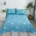 thumbnail image 1 of PATLOLLAV Luxury Sheets Set of 3, Includes 1 Flat Sheet and 2 Pillowcases, Soft Comfortable Fade Resistant Machine Washable Bed Sheets Set for All Seasons Home Hotel Dorm Decor, Queen Size, 1 of 7