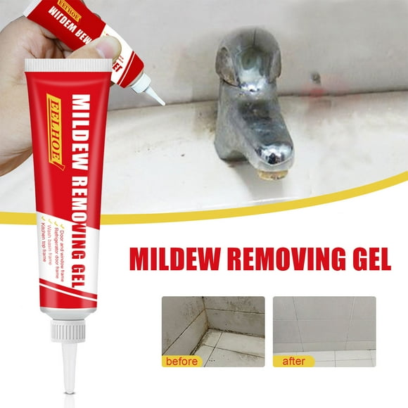 PATLOLLAV Mold Remover Gel, Effective Mold Mildew Cleaner for Household Shower, Kitchen Sinks, Walls, Tiles, Grout, Bathrooms, Washing Machine and Refrigerator Strips