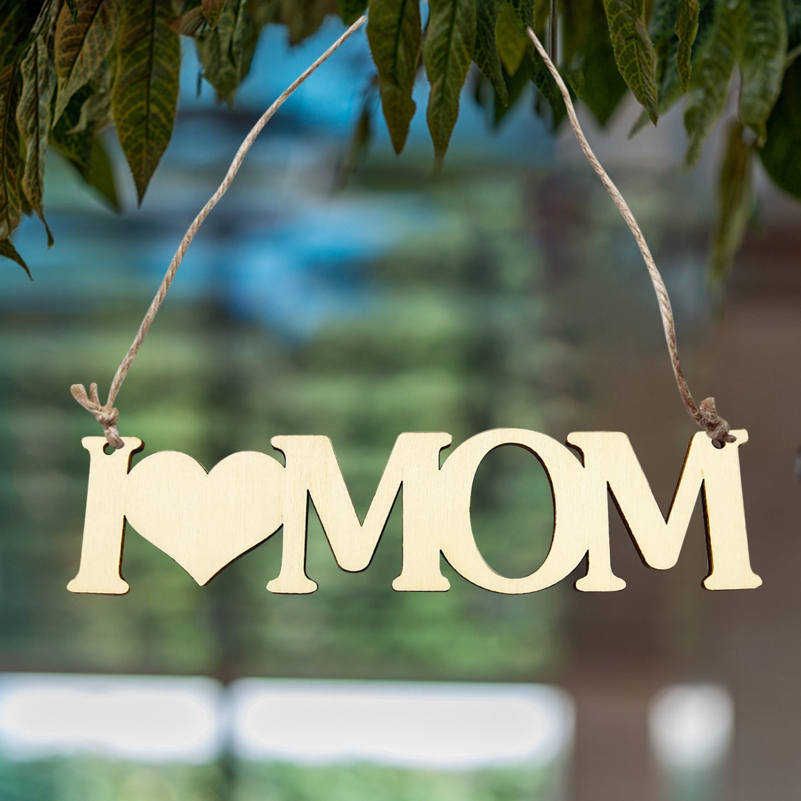 PATLOLLAV Mother's Day Wood Crafts Mom Wood Hollowing Crafts Wood