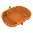 thumbnail image 1 of PATLOLLAV New Vegetable Children's, Non Slip Suction Cup, Integrated Baby Separated Food Grade Silicone Strong Suction | Microwave & Dishwasher Safe | Divided Design | Two-Color Design, 1 of 4