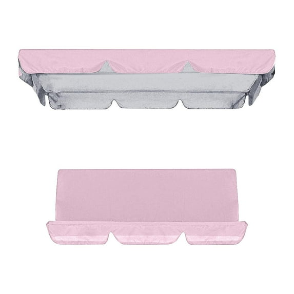 PATLOLLAV Patio Swing Roof Cover and Swing Seat Cover ,Waterproof Oxford Cloth Swing Canopy Top Cover and Swing Seat Cover Patio for Outdoor Lawn Garden, Sunscreen Uv All Weather Protection