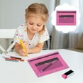thumbnail image 1 of PATLOLLAV Pencil Pouch for 3 Ring Binder, Large Pencil Case Pouch with 3 Reinforced Grommets, Pen Bag, Clear Window Pencil Case, Binder Accessories, 1 of 6