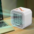thumbnail image 1 of PATLOLLAV Portable Air Conditioner,Personal Mini Air Cooler with 3 Speeds,3 IN 1 USB Evaporative Air Cooler Desktop Cooling Fan with Large Water Tank for Home Room Office Summer Supplies, 1 of 5