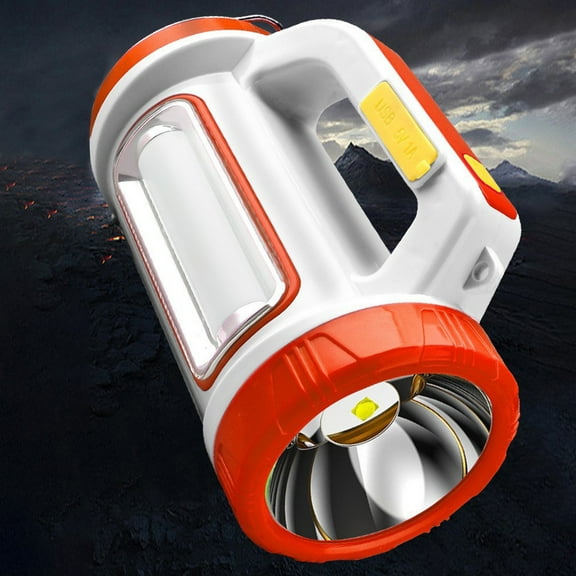 PATLOLLAV Rechargeable LED Camping Lantern, 2000 mA, 3 Light Modes, Power Bank, IPX4 Waterproof, Lantern Flashlight for Hurricane Emergency, Hiking, Home and More, USB Cable Included