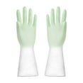 thumbnail image 1 of PATLOLLAV Reusable Rubber Gloves for Dishwashing Cleaning Bleaching, Grippy Latex Dish Washing Gloves,Water Resistant Household Gloves for Kitchen Bathroom,S Size, 1 of 1