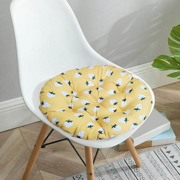 PATLOLLAV Round Soft Seat Cushion,Pattern Print Cotton Comfortable Office Chair Seat Cushion Decorative Pillow Outdoor Padded Garden Patio Home Kitchen Dining Room Car Seat Cushion