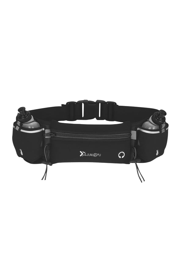 Running Belt with Water Bottle Holder, Waist Bag With Extender for Jogging, Hiking, Cycling, Walking,Walker Hydration Fanny Pack Sport for Women and Men