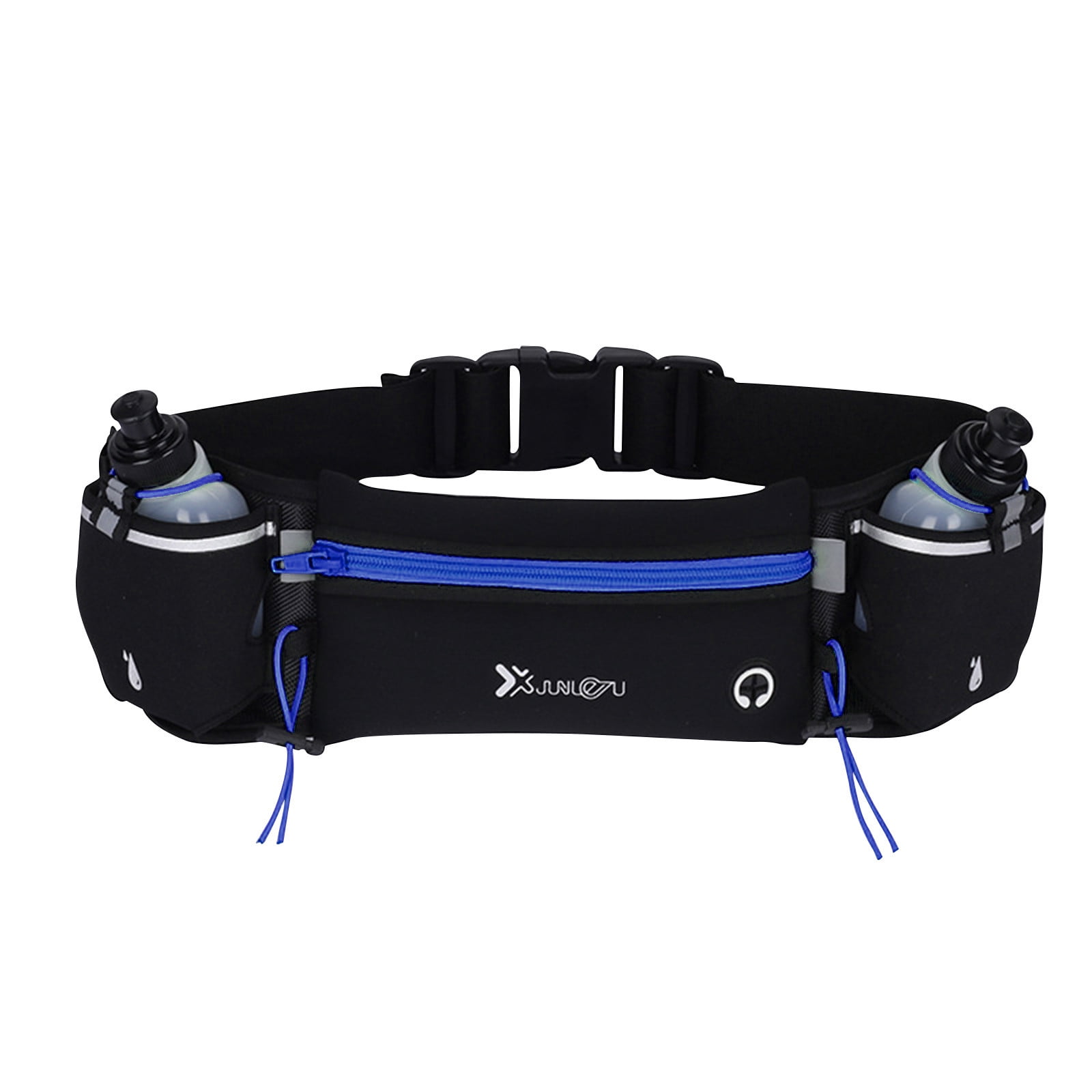 PATLOLLAV Running Belt with Water Bottle Holder, Waist Bag With