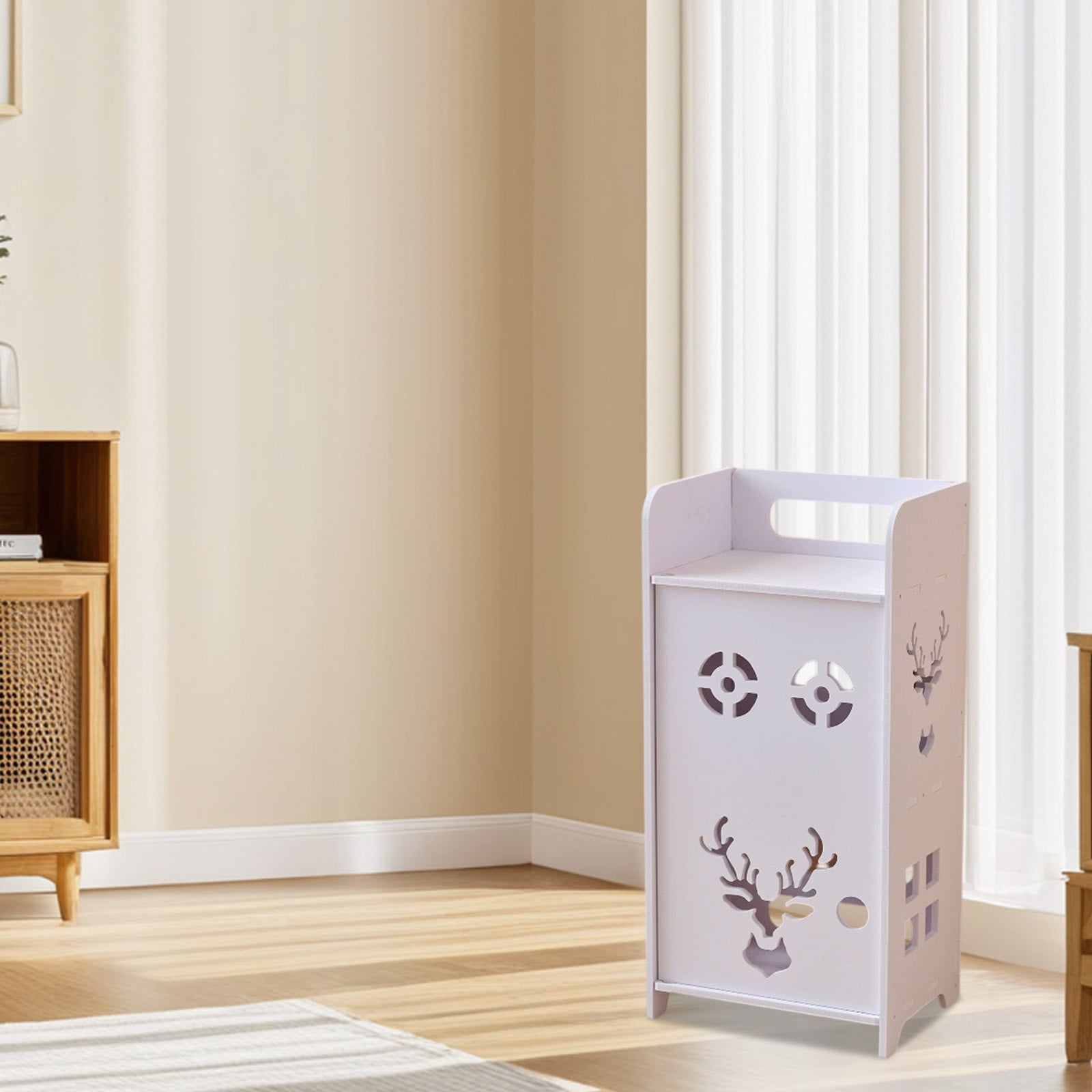 Photo inspiration: Patlollav Scandinavian Modern Bedside Table Storage Storage Cabinet Net Photo Inspiration