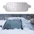 thumbnail image 1 of PATLOLLAV All Seasons Reversible Car Windshield Cover - Winter Protection, Summer Sun Shield, Water-Resistant with Storage Pouch - Windshield Protection for Snow, Frost, Heat,59.06x39.38inch, 1 of 5