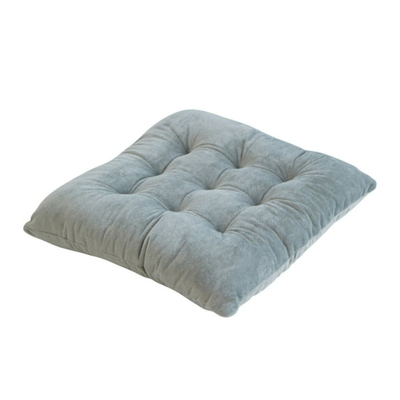 PATLOLLAV Seat Cushion Solid Color Thickened Crystal Velvet Cushion Office Chair Sofa Cushion Student Stool Adjustment Hip Cushion for Soft Support at Home, Office, Car, Hotel, Airplane, Bleacher