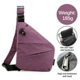 thumbnail image 1 of PATLOLLAV Sling Backpack,Multi-purpose Chest Bag, Shoulder Bag,Hiking Daypack for Women Men, Crossbody Sling Bag with Removable Strap One Shoulder Chest Bag, 1 of 4