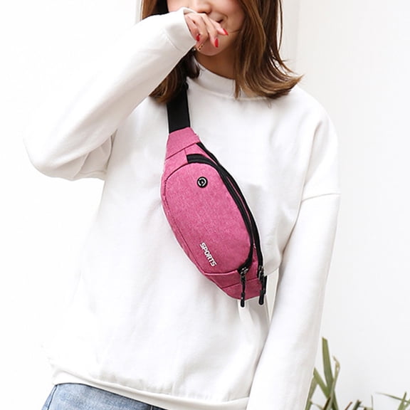 PATLOLLAV Small Sling Backpack Crossbody Sling Bag with Wear Headphone Jack,Chest Bag Daypack Fanny Pack Cross Body Bag for Outdoors Hiking Traveling Climbing Camping Walking