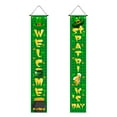 thumbnail image 1 of PATLOLLAV St Patricks Day Porch Decorations, Saint Shamrock Porch Sign Leprechaun Decor, Hanging Banners Decorations for Front Door Outside Yard Garden Party Supplies, 1 of 4