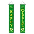 thumbnail image 1 of PATLOLLAV St Patricks Day Porch Decorations, Saint Shamrock Porch Sign Leprechaun Decor, Hanging Banners Decorations for Front Door Outside Yard Garden Party Supplies, 1 of 4