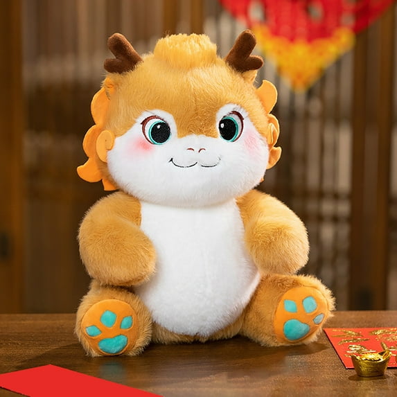 PATLOLLAV Stuffed Animals Dragon Plush Toys,Halloween Dragon Doll,Cute Little Fire Dragon Plush Doll Toy,Halloween Christmas Birthday Best Gift for Kids,Halloween Supplies