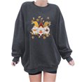 thumbnail image 1 of PATLOLLAV Sweater for Women 2022,Women's Thanksgiving Print Loose Long Sleeve Blouse Round Neck Casual Tops Sweatershirt, 1 of 6