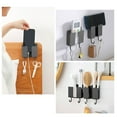 thumbnail image 1 of PATLOLLAV Wall Mounted Phone Holder Remote Storage Box with Charging Hole and Hooks Phone Control Organizer for Bedroom Bathroom Office Multi-functional Organizer for Keys Remotes, 1 of 6